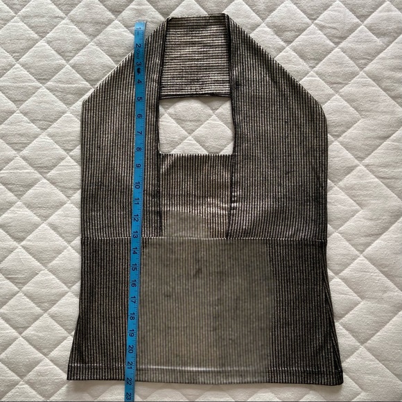 Gantos, Vintage L'Amour Métallique Halter Top - Picture 16 of 16